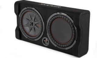 Picture of Sealed downward-firing enclosure with  12" shallow-mount subwoofer and passive radiator